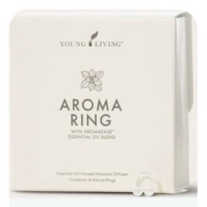 Young Living Aroma Ring with AromaEase - White